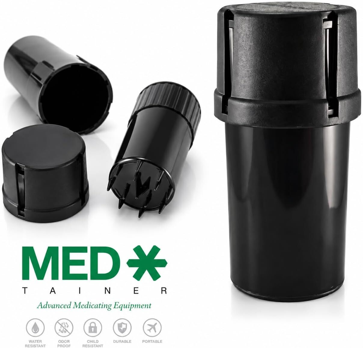Med+Tainer - Plastic Smell Proof Grinder 塑膠研磨罐