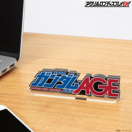 259249 Pbandai 預訂 2027/2月 アクリルロゴディスプレイEX機動戦士ガンダムAGE (大) 【再販】