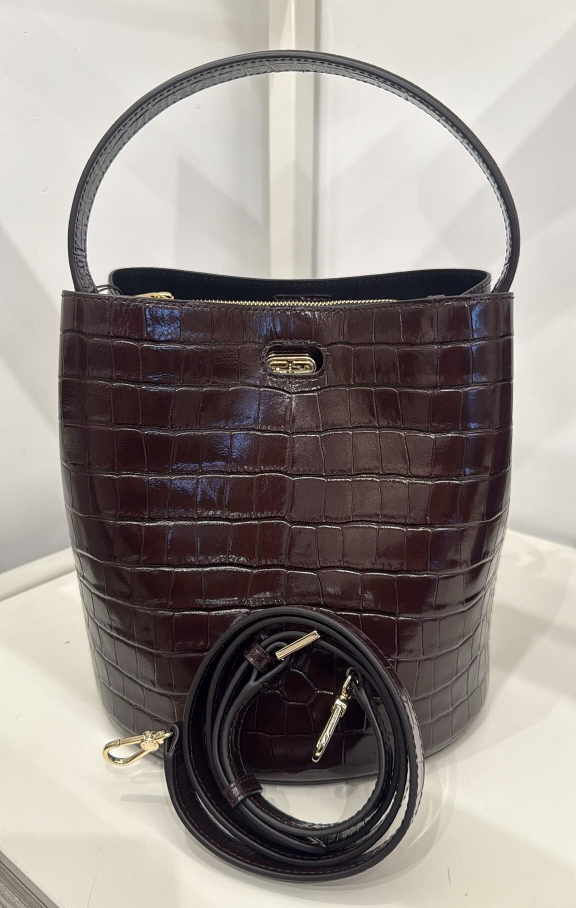 SMA-HHG1010-011 DANAE S BUCKET BAG-CIOCCOLATO-WB01785 BX4575 2460S 0071 (A11)