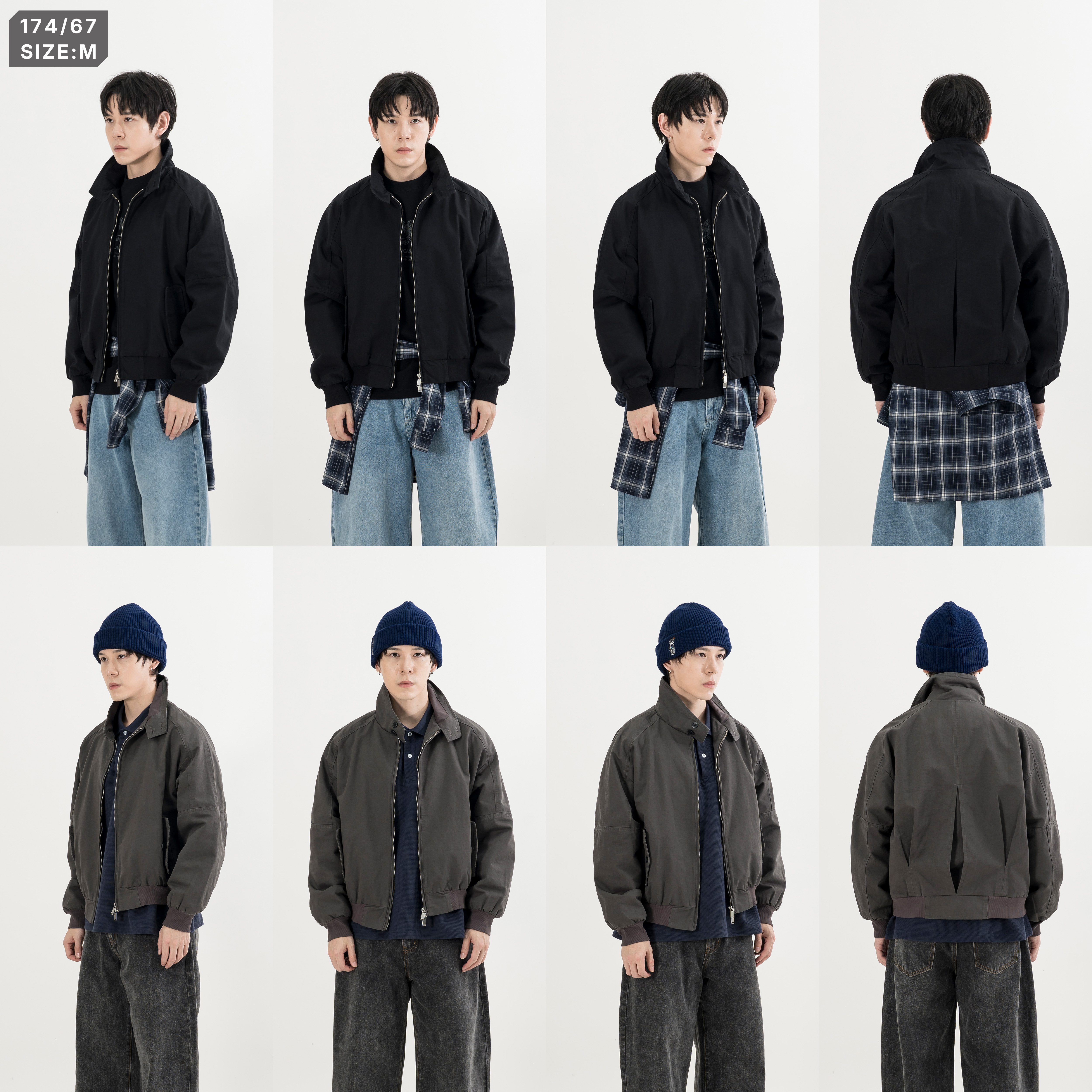 Washed Harrington Jacket 重水洗 哈靈頓外套 [B-2672]