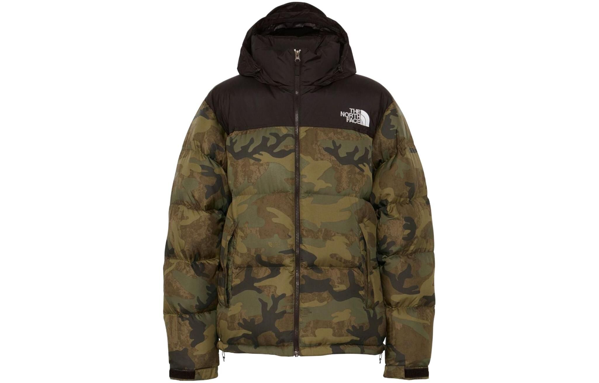 【代購】THE NORTH FACE Novelty Nuptse Jacket Green Camouflage Men's Japan Version ND92336-TF