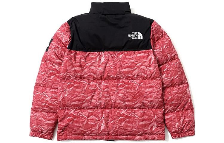 【代購】THE NORTH FACE Novelty Eco Nuptse Down Jacket Ls Red Unisex Korea Version NJ1DM66L