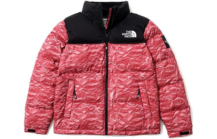 【代購】THE NORTH FACE Novelty Eco Nuptse Down Jacket Ls Red Unisex Korea Version NJ1DM66L