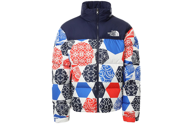 【代購】THE NORTH FACE 1996 Retro Nuptse Ic Geo Print Jacket NF0A5IX4-3H1