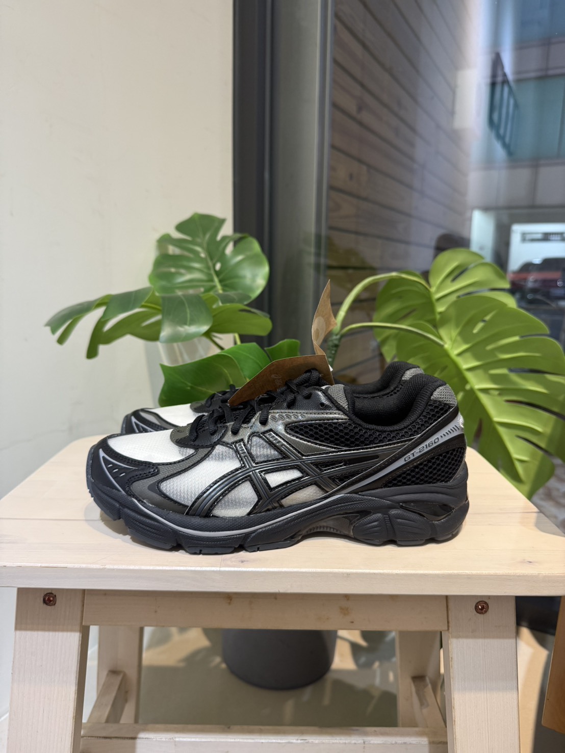 【APAIR】現貨 above the clouds x Asics gt-2160 復古 慢跑鞋 全黑 半透明材質 聯名款 1203A655-001