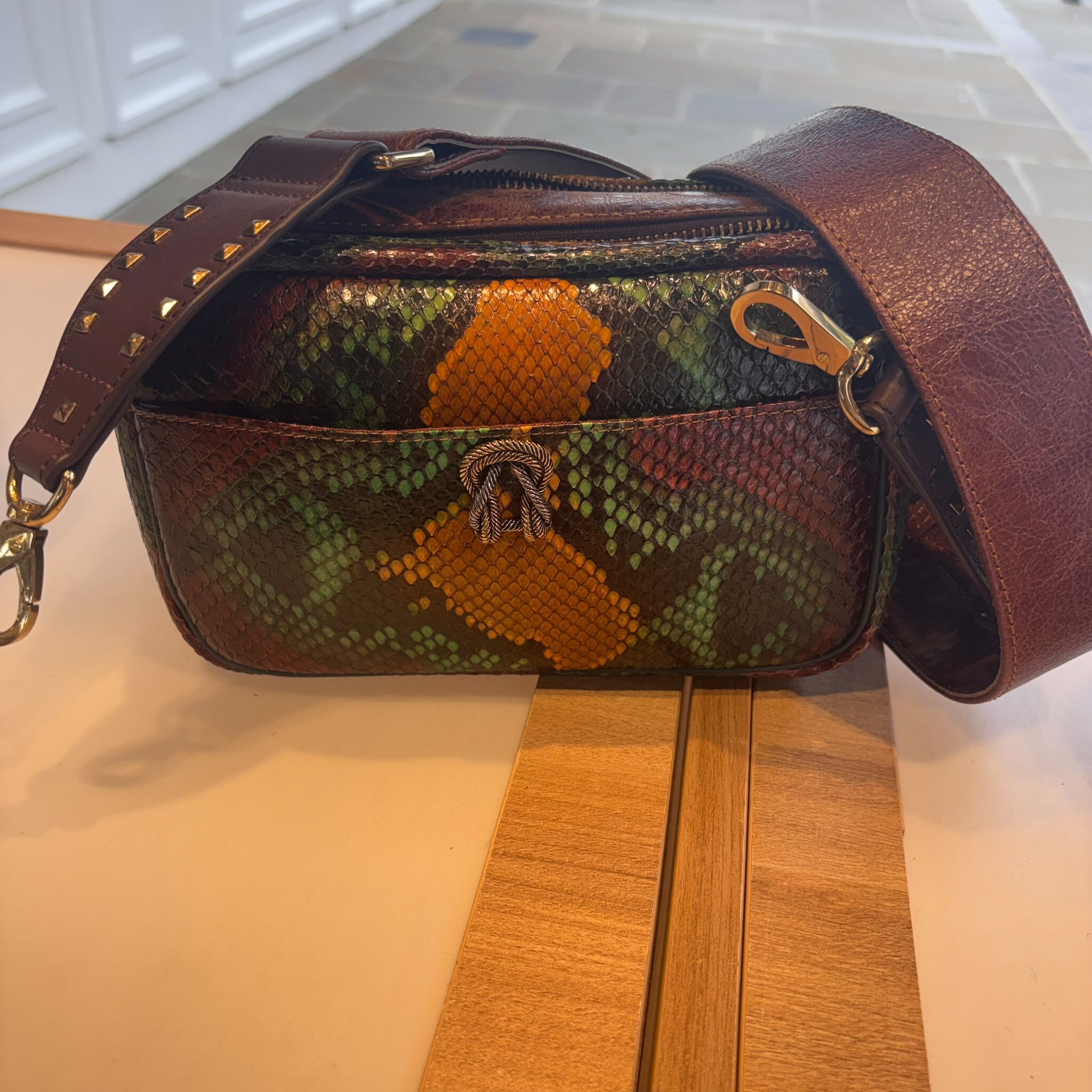 SMA-HHG1010-044 CLARIS VIROT-Sac Python Lily Oasis 4127 (A44)