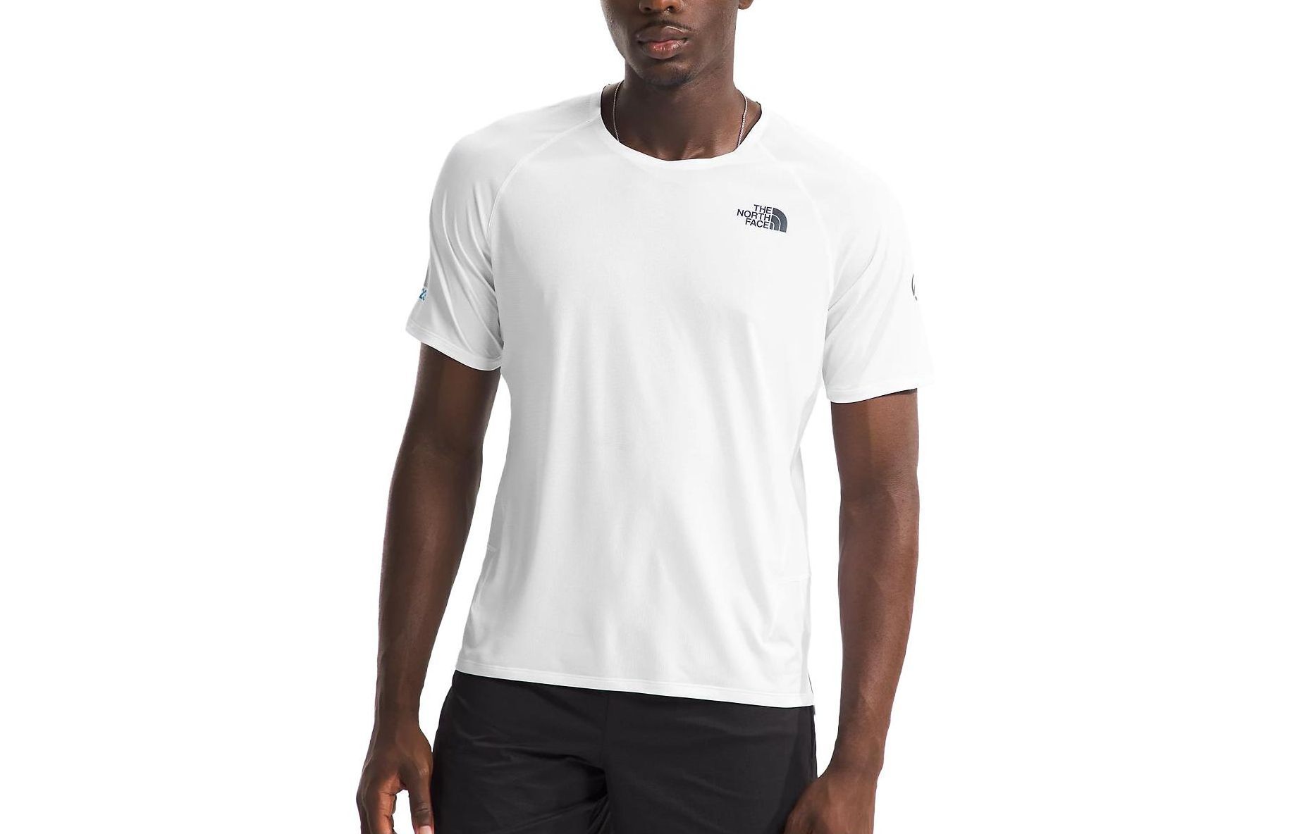 【代購】THE NORTH FACE SUMMIT T-Shirts Men's White Crew Neck Moderate Straight Fit NF0A7ZTR-OD5