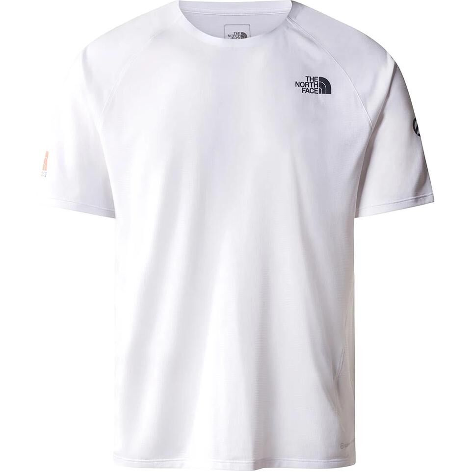【代購】THE NORTH FACE SUMMIT T-Shirts Men's White Crew Neck Moderate Straight Fit NF0A7ZTR-OD5