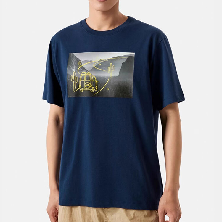 【代購】THE NORTH FACE T Shirt Men's Summit Blue NF0A88GG-8K2