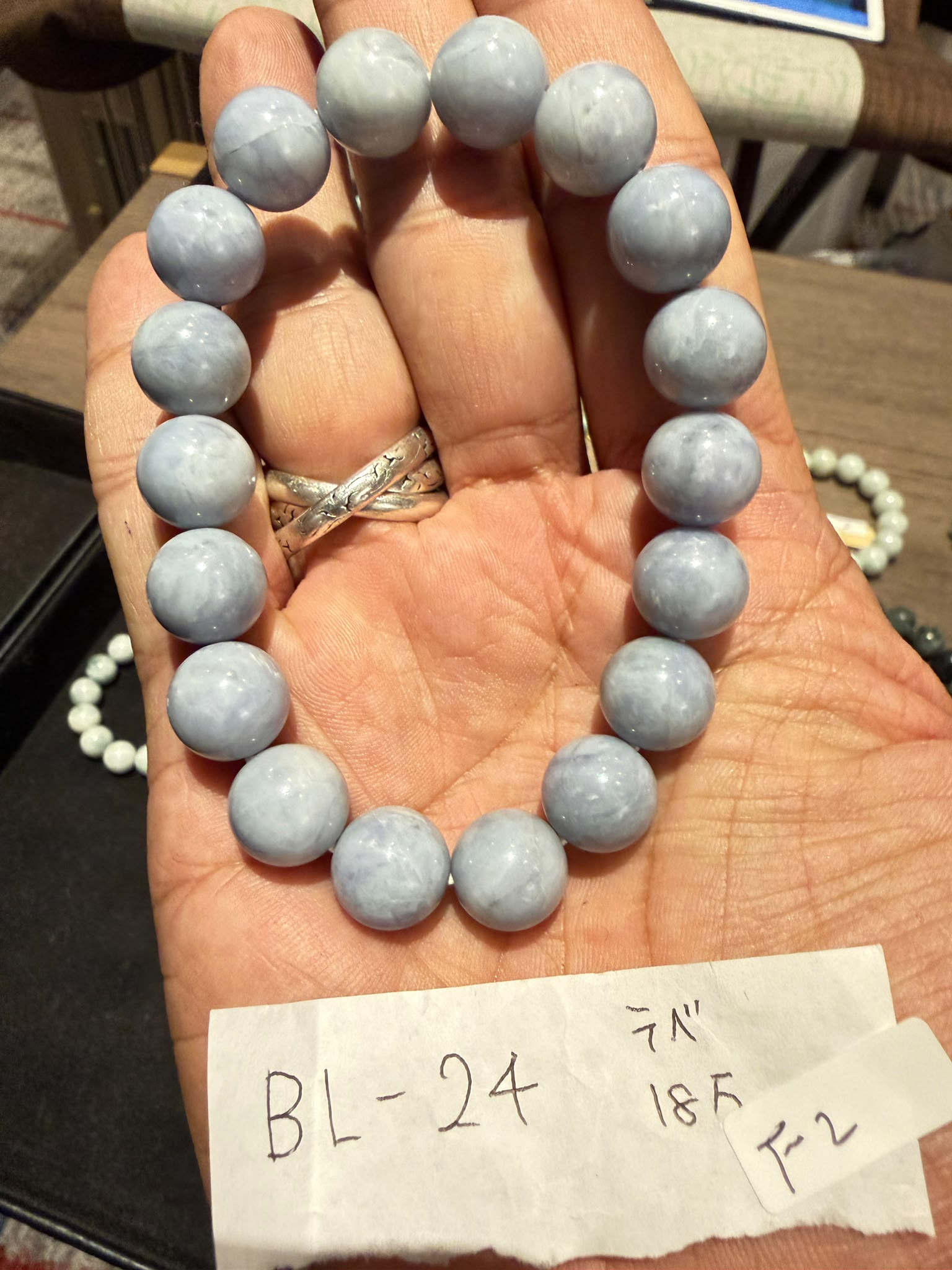FN064 F2 天然日本糸魚川手串