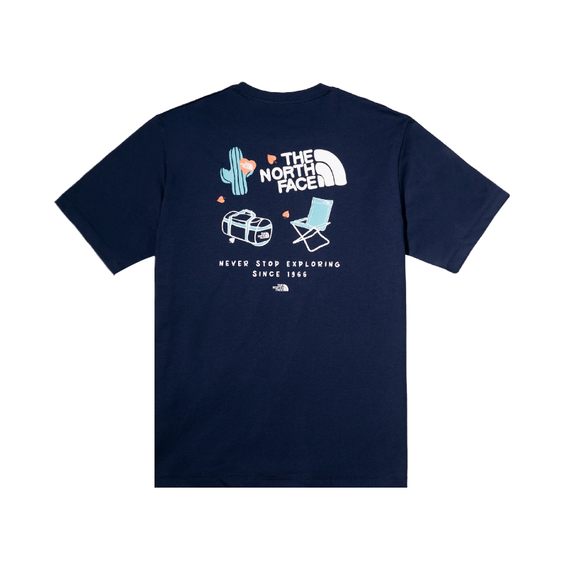 【代購】THE NORTH FACE Quick Dry T Shirts Unisex The North Face Summit Blue NF0A8GZ5-8K2