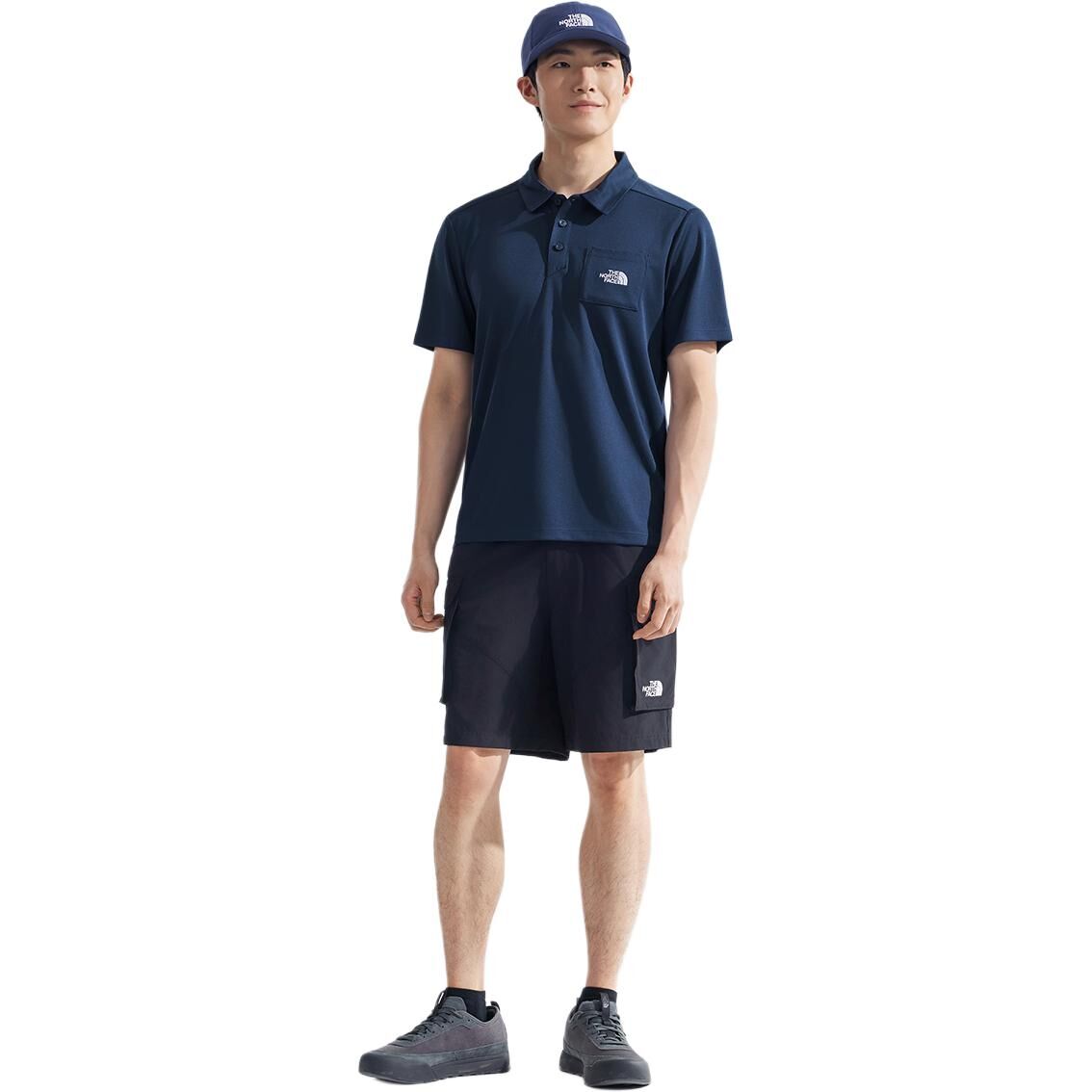 【代購】THE NORTH FACE Polo Shirt Men's The North Face Summit Blue NF0A8EY4-8K2