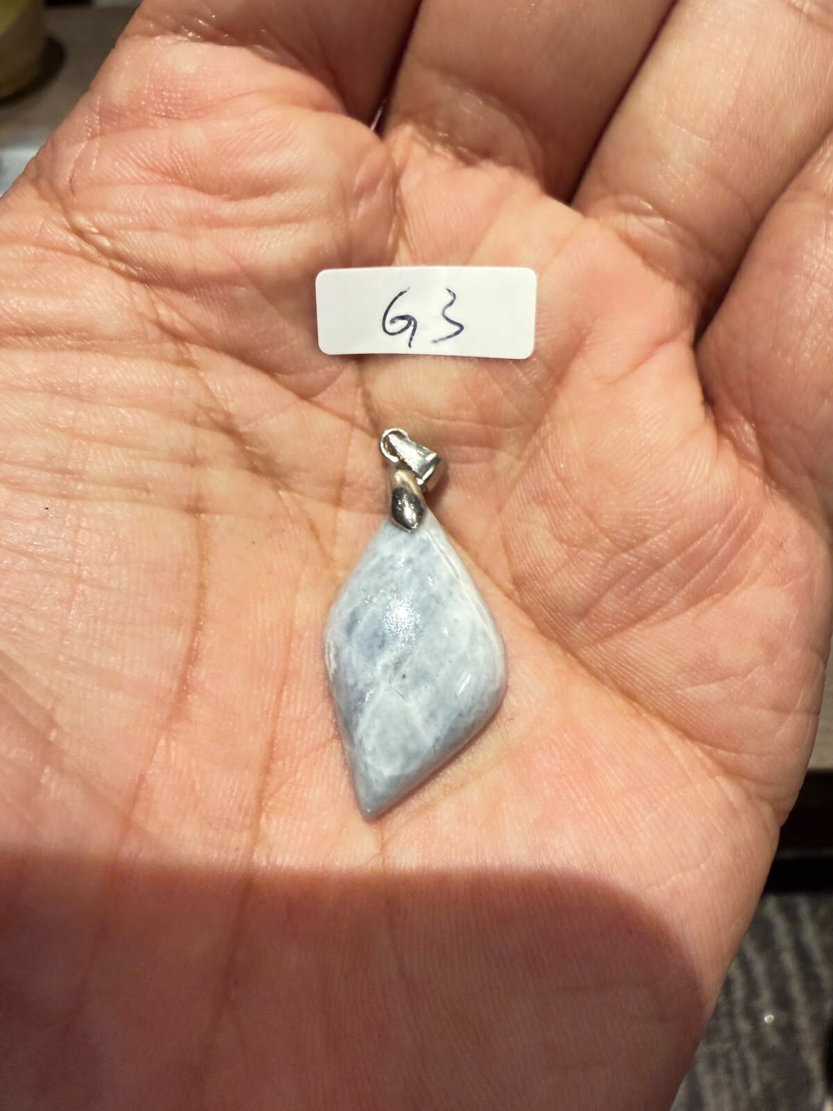 FN087 G3 打孔日本糸魚川吊墜