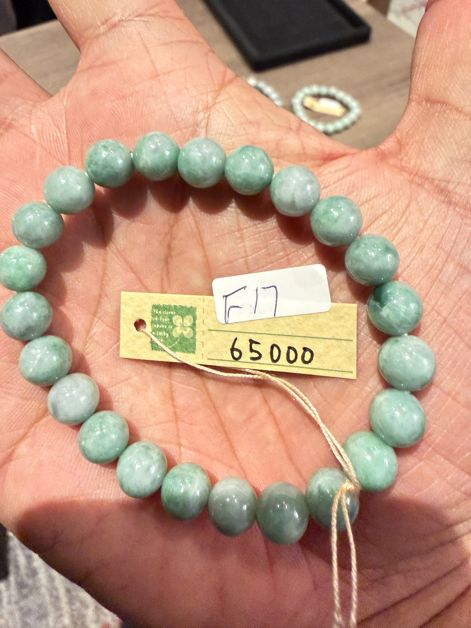 FN079 F17 天然日本糸魚川手串