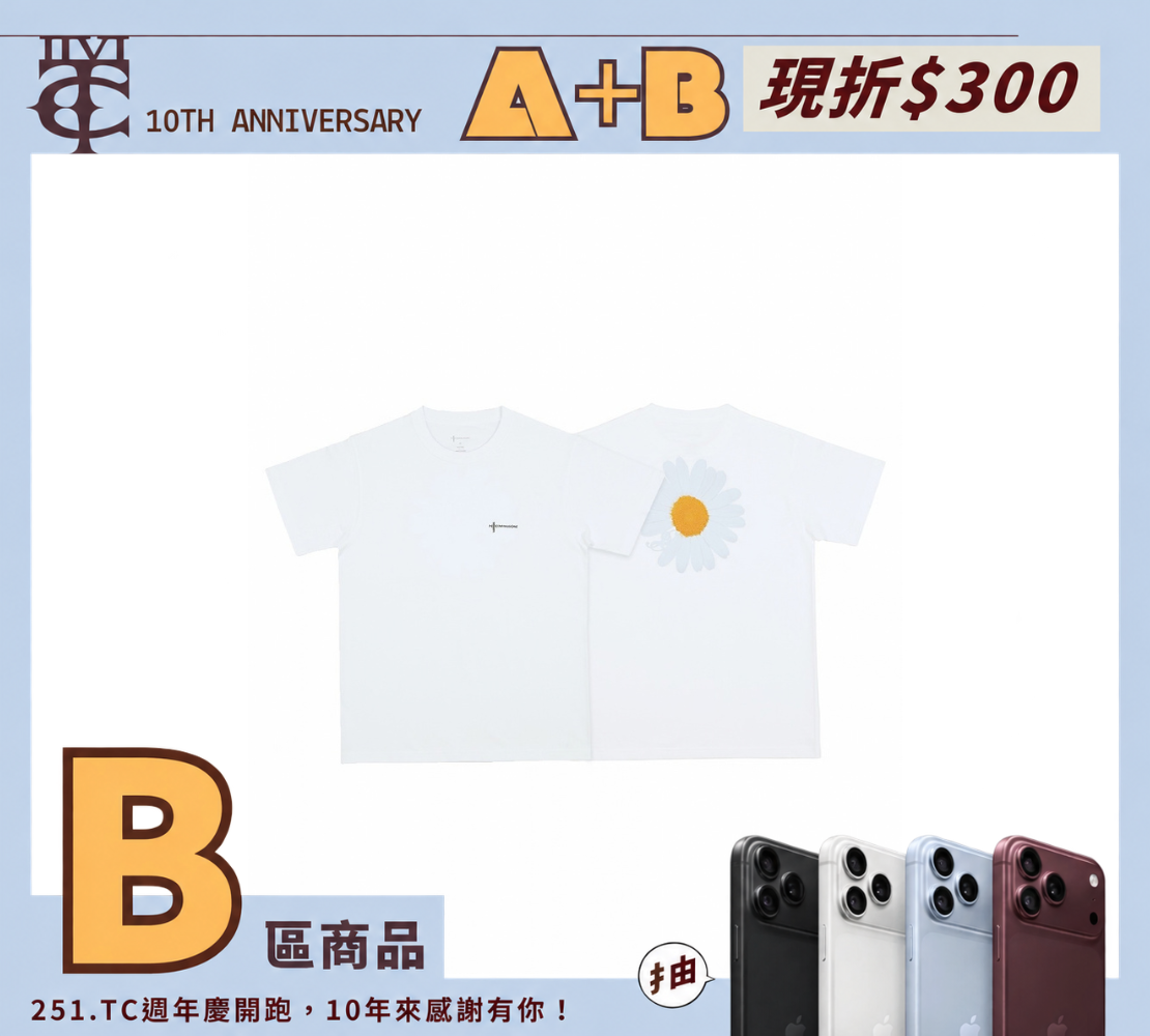 <現貨>GD Peaceminusone x 2025 MAMA Awards T-Shirt 白 短T GD G-DRAGON 權志龍