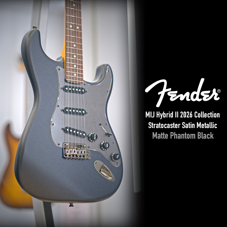 Fender MIJ Hybrid II 2026 Strat Satin Metallic MPB 電吉他