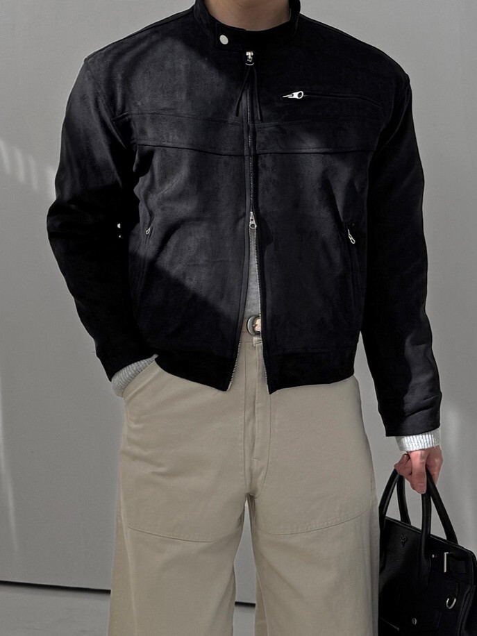 Veiled Suede Jacket