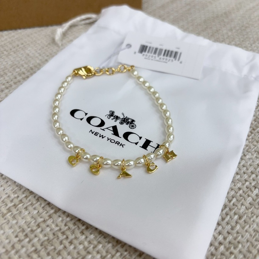 Coach 珍珠手鏈 #現貨