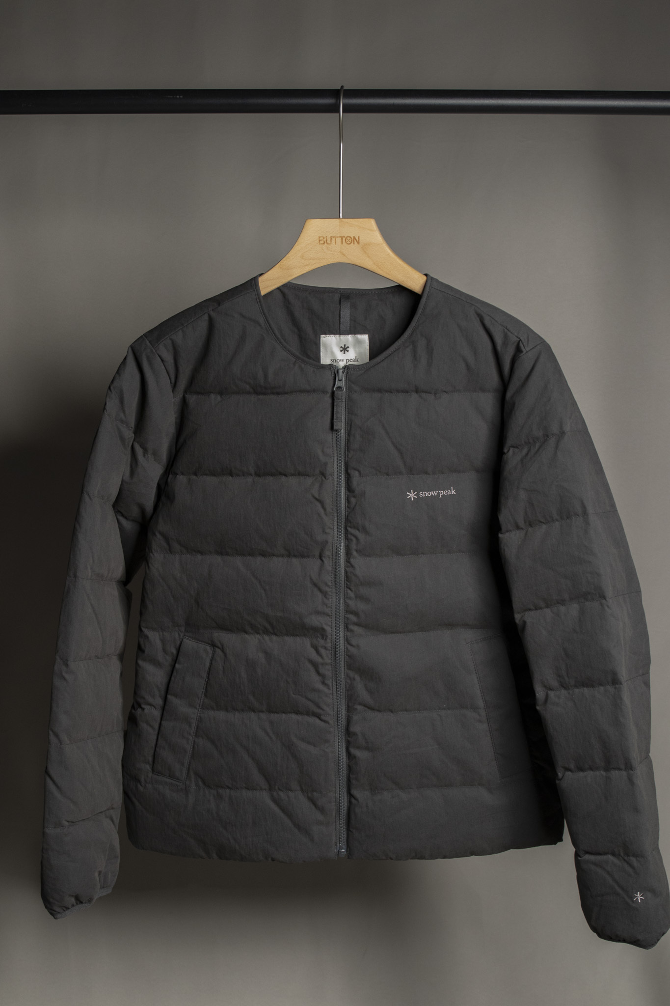 Snow Peak Cland Round Neck Light Down Jacket CLAND 棉質混紡無領輕羽絨外套 S26WMDDJ96