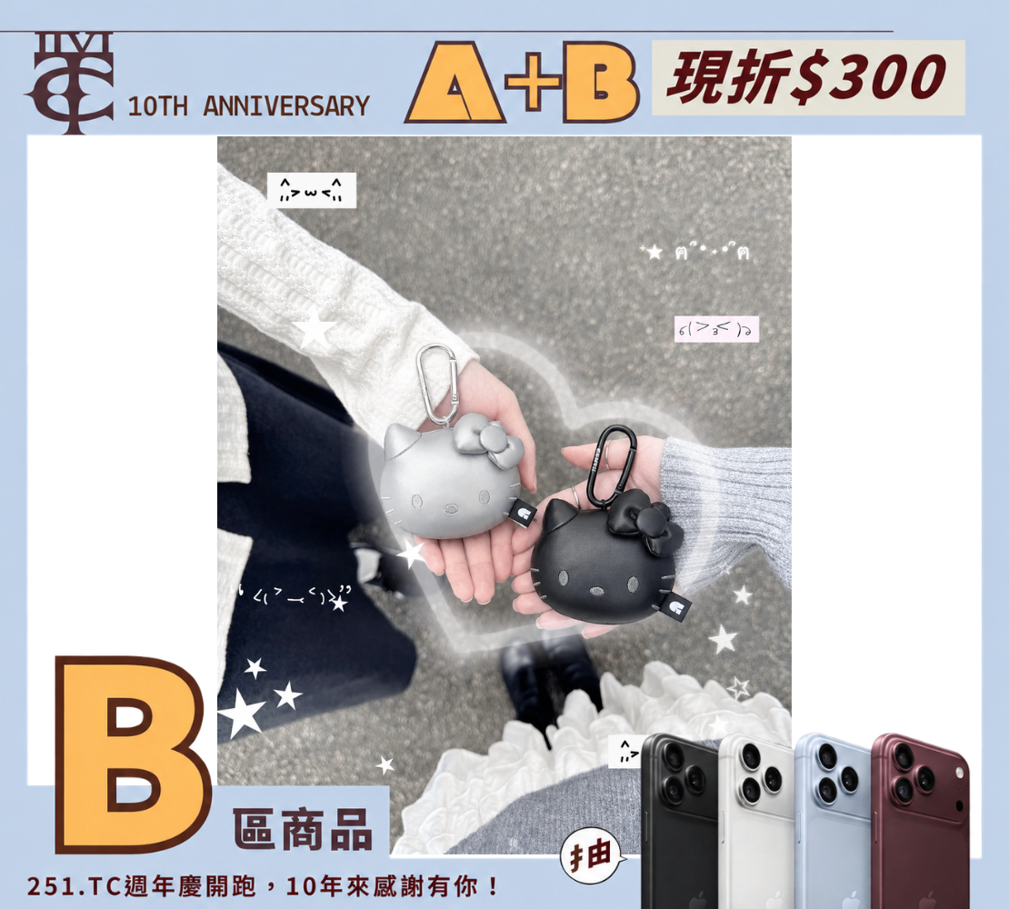Hello Kitty Carabiner SoftKeyring_Chrome 02 兩色 玩偶 大頭 吊飾
