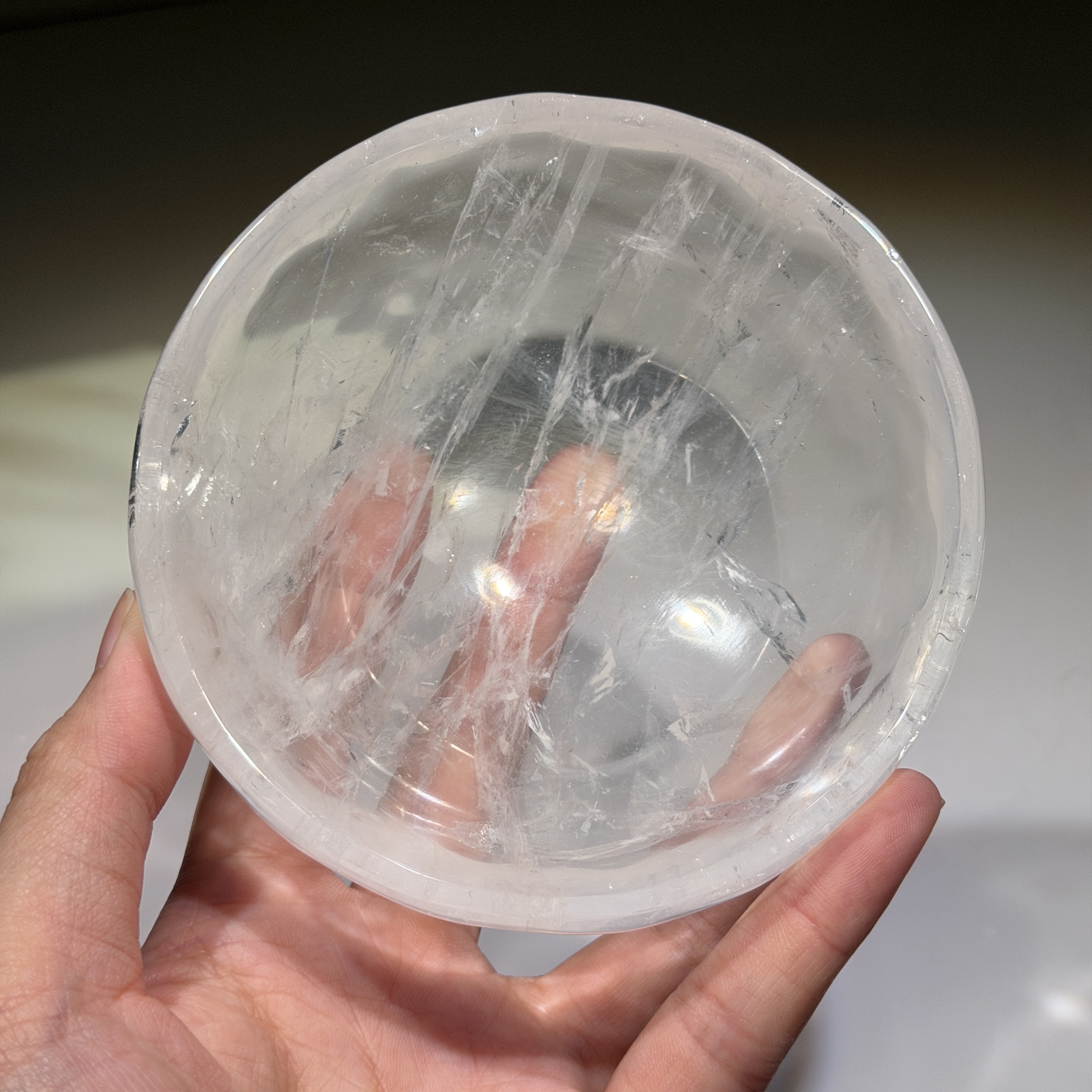 白水晶碗 11cm WD2501
