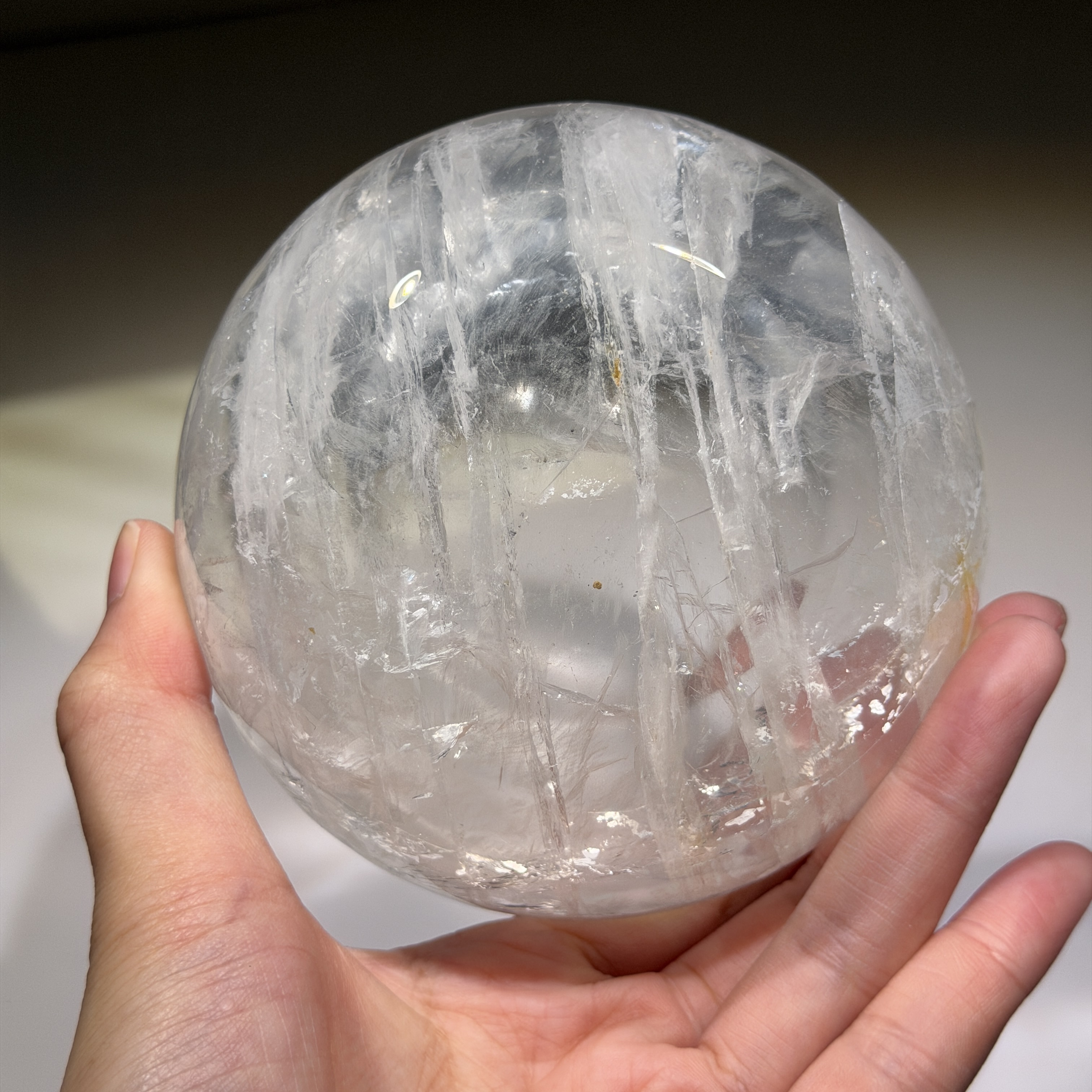 白水晶碗 11cm WD2505
