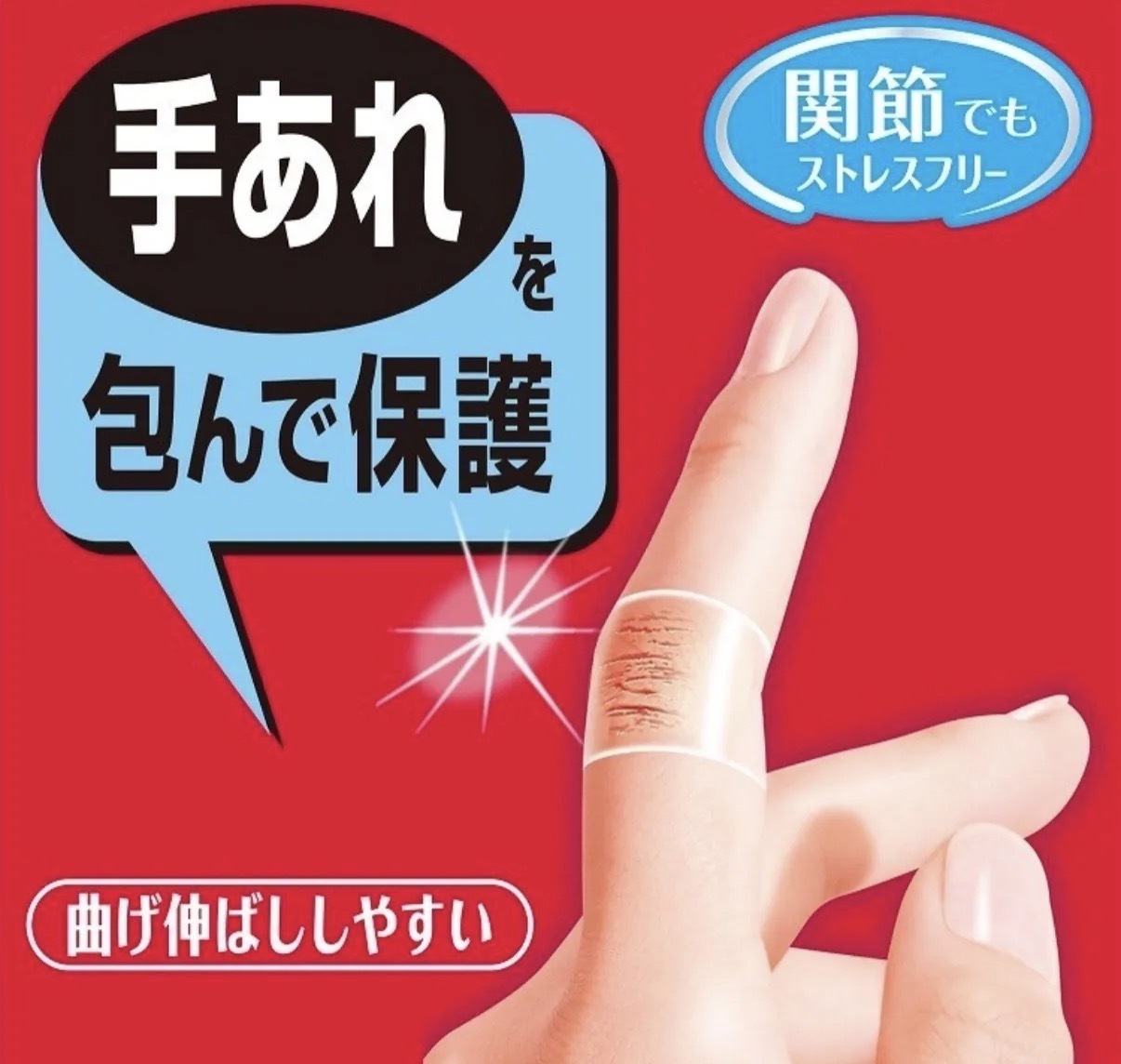 【長線好評】JP 超薄型防水防乾裂傷口膠布 20枚 0.007mm 6061 TK261010