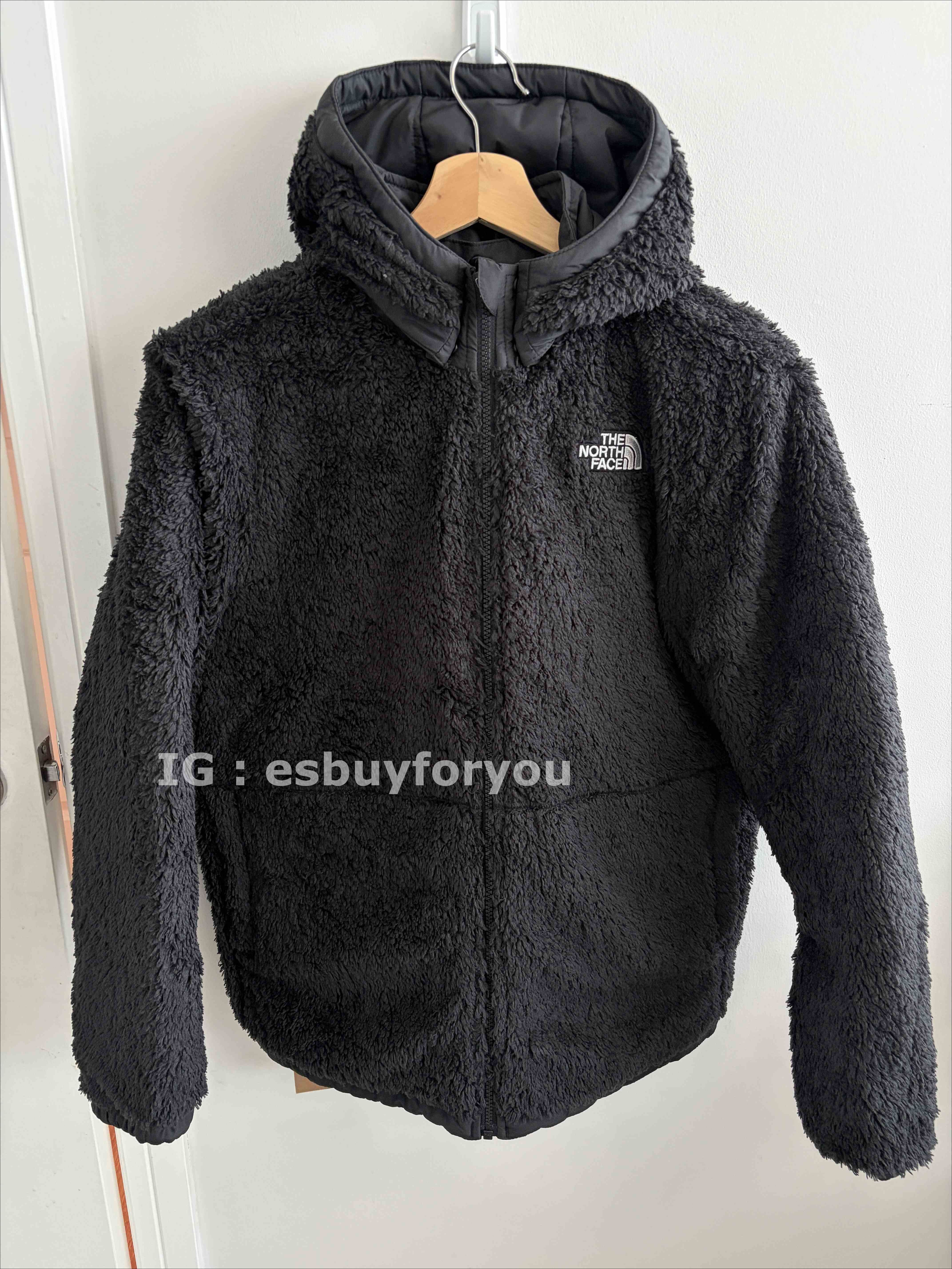 THE NORTH FACE 大童裝 雙面穿 QQ毛 超保暖 防潑水面料 外套 (帽子可拆)