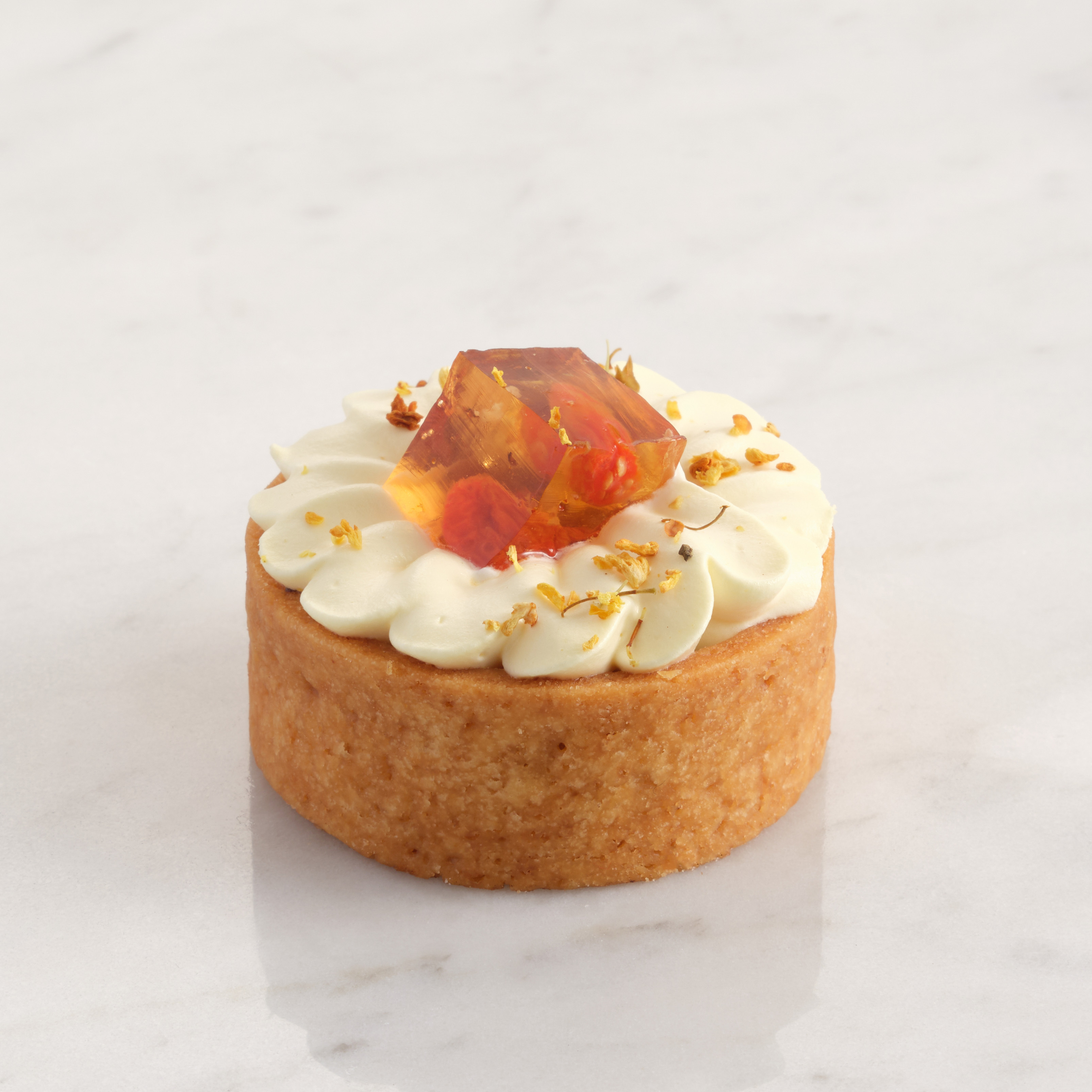 Mini Osmanthus & Goji Berry Tart
