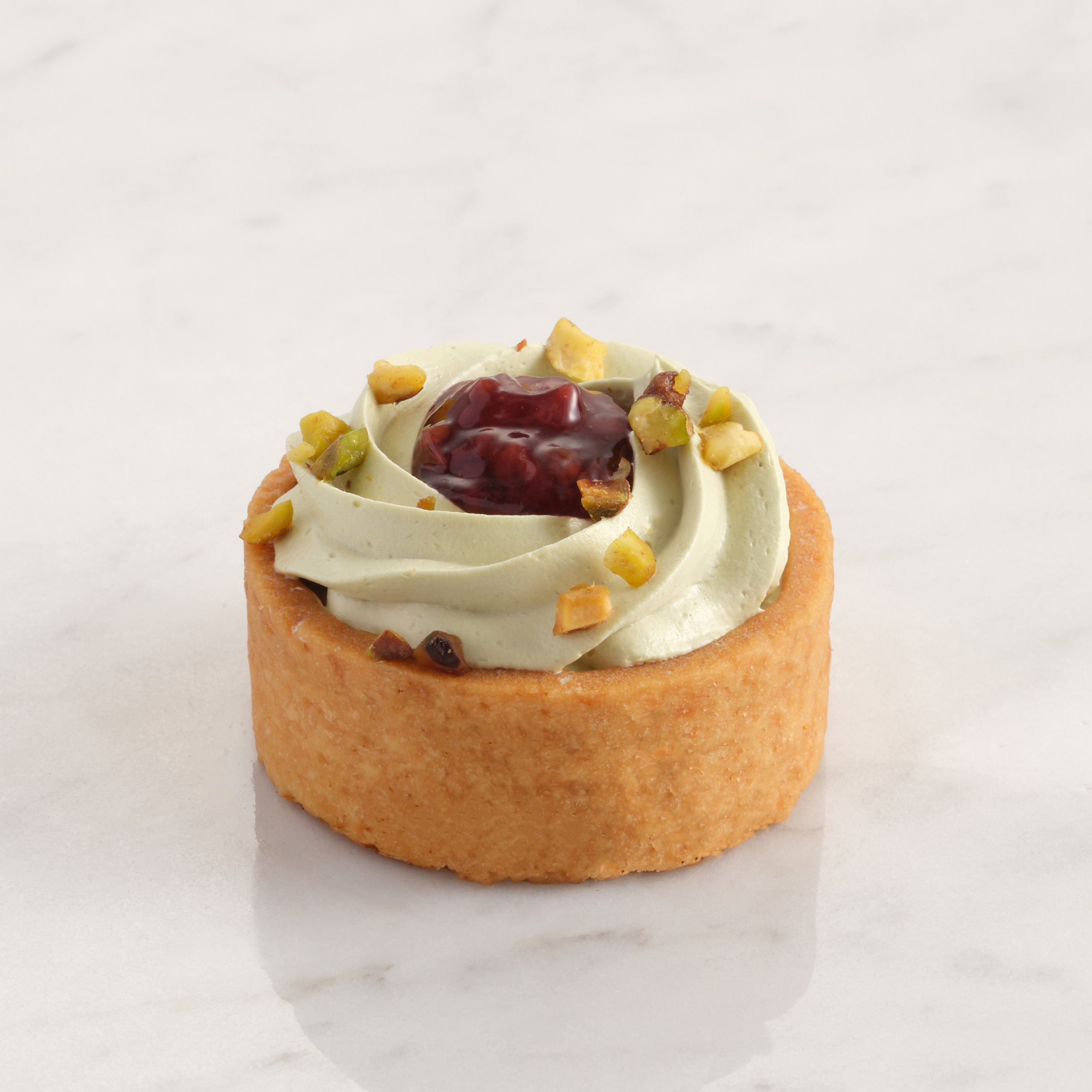 Mini Pistachio Raspberry Tart