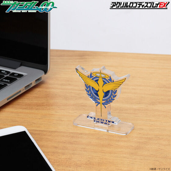 259268 Pbandai 預訂 2027/2月 アクリルロゴディスプレイEX 機動戦士ガンダム00 ソレスタルビーイング マーク【再販】