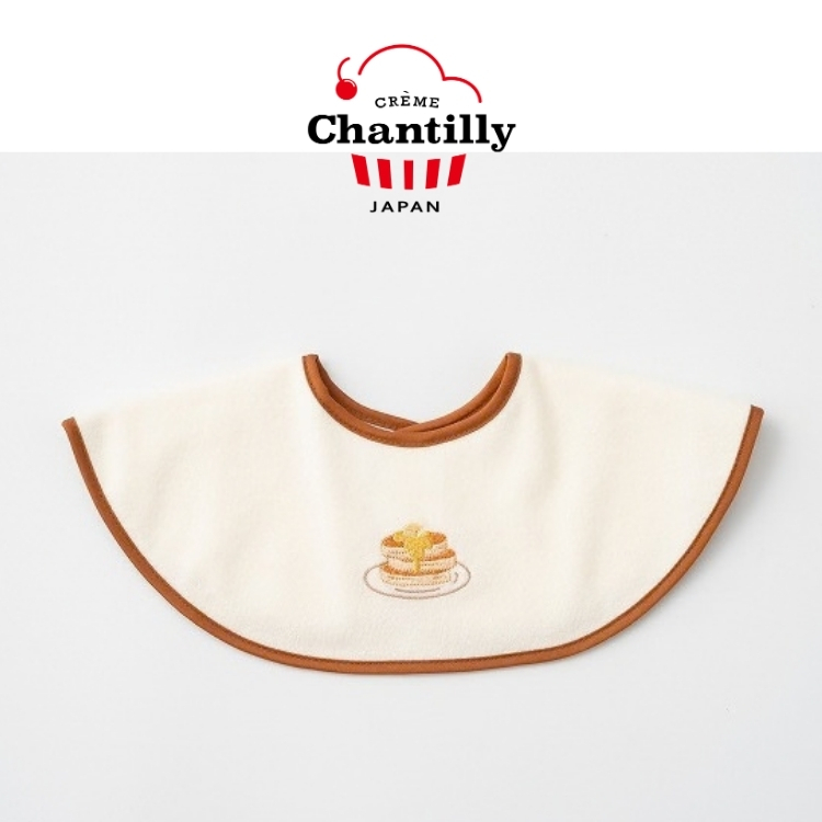 【日本 crème chantilly】圍兜－鬆餅｜奶白色