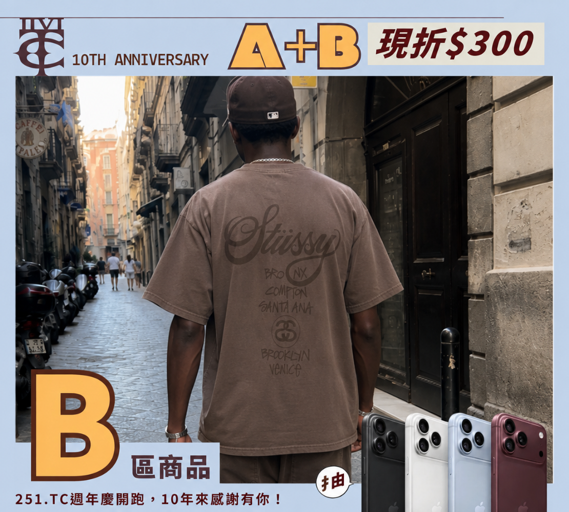 <現貨>Stüssy STUSSY WORLD TOUR TEE 世界巡迴短T 3903962