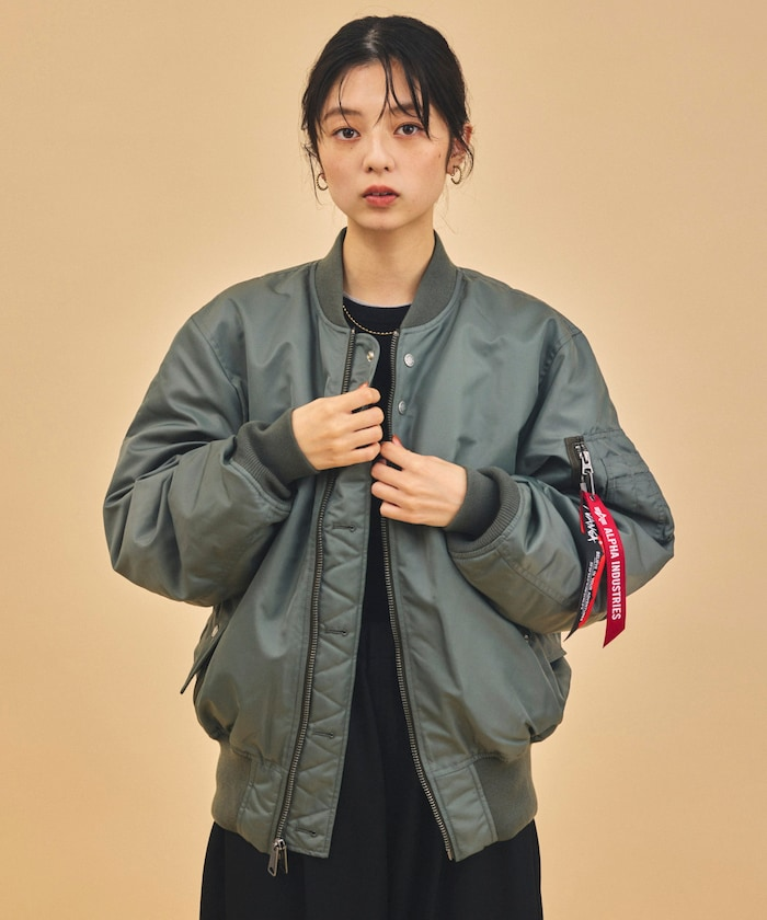 ALPHA INDUSTRIES × NANGA × FREAK’S STORE 別注雙面穿 MA-1 羽絨外套