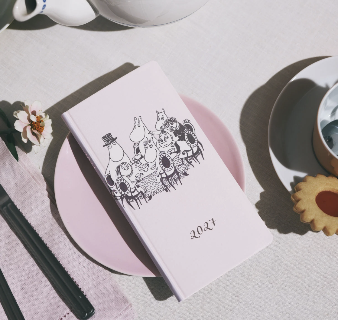 Moomin嚕嚕米 餐桌時光 2027 Hobo手帳 Weeks 日文版｜日本Hobonichi ほぼ日手帳