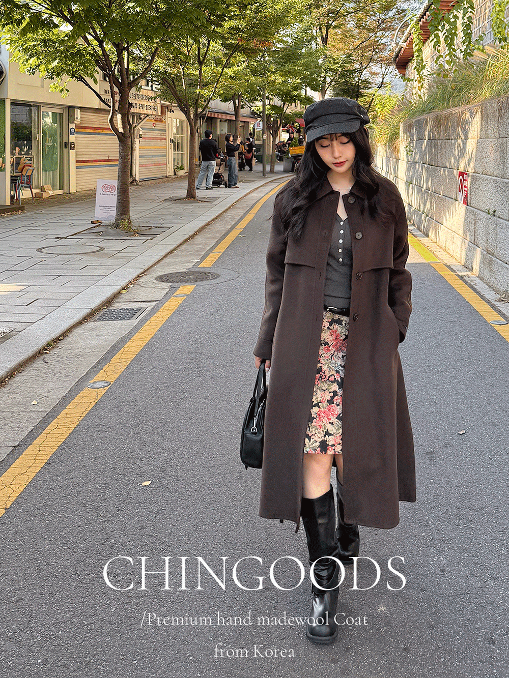CG08【Premium】英倫記憶 品牌獨家風衣剪裁100%wool 手工羊毛大衣