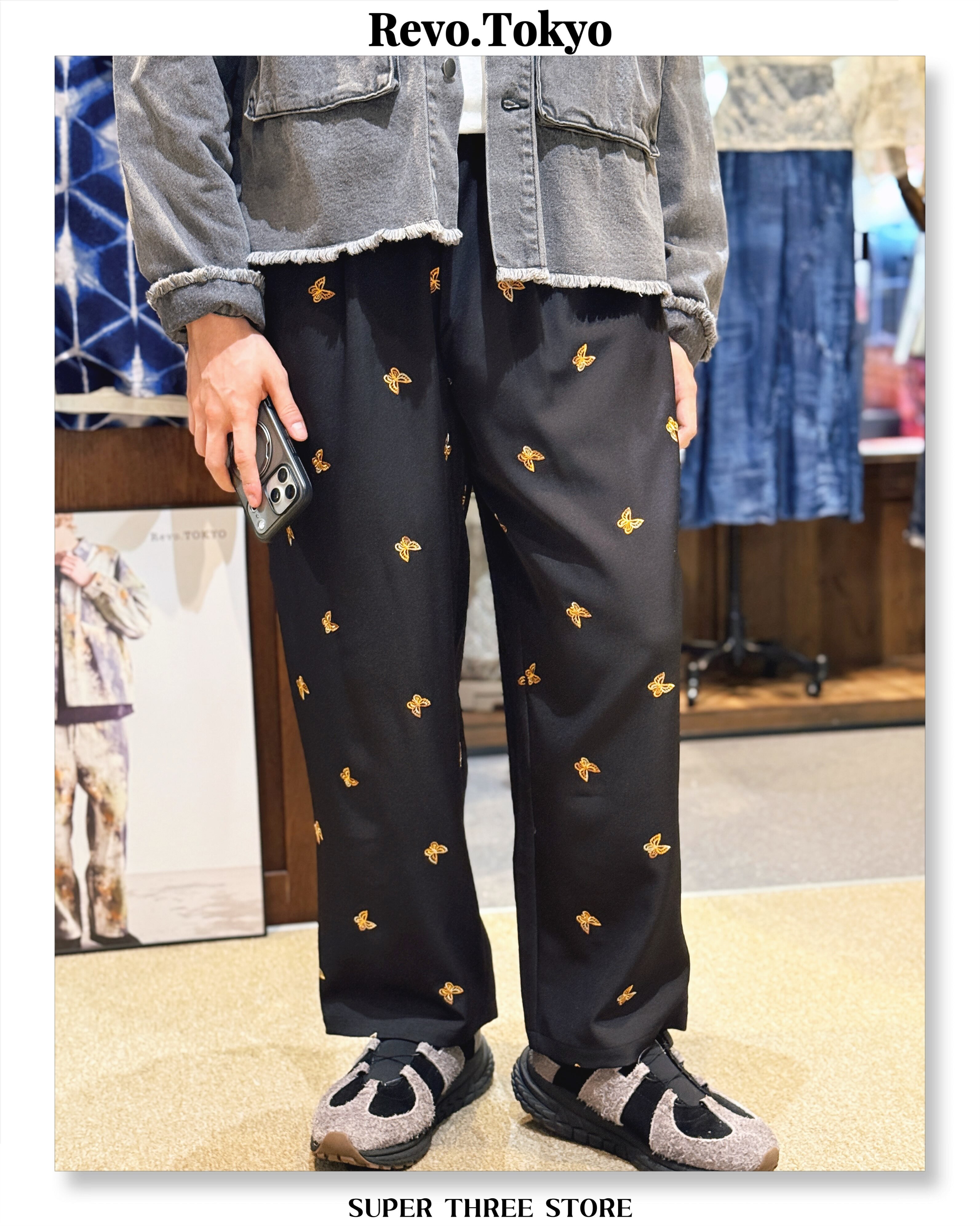 REVO. TOKYO ｜ Embroidered Easy Pants