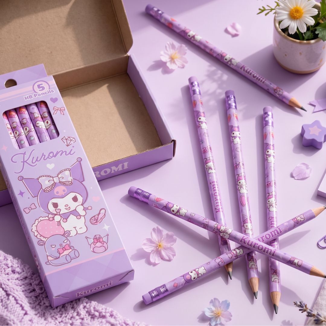 Kuromi Sanrio- 5P pencil