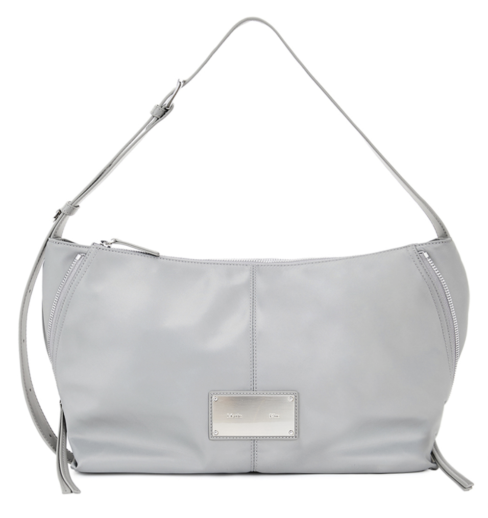 <韓國代購> MATIN KIM SIDE ZIPPER FABRIC SHOULDER BAG