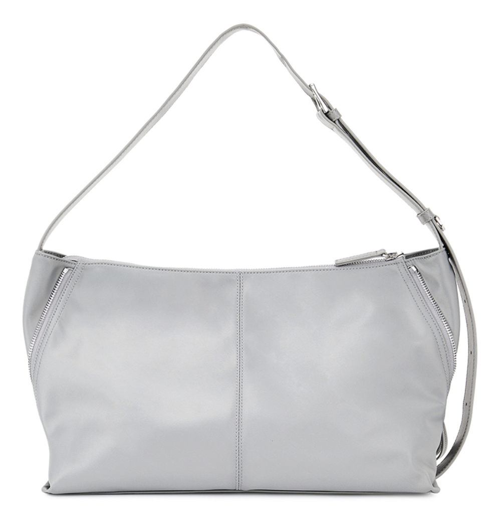 <韓國代購> MATIN KIM SIDE ZIPPER FABRIC SHOULDER BAG