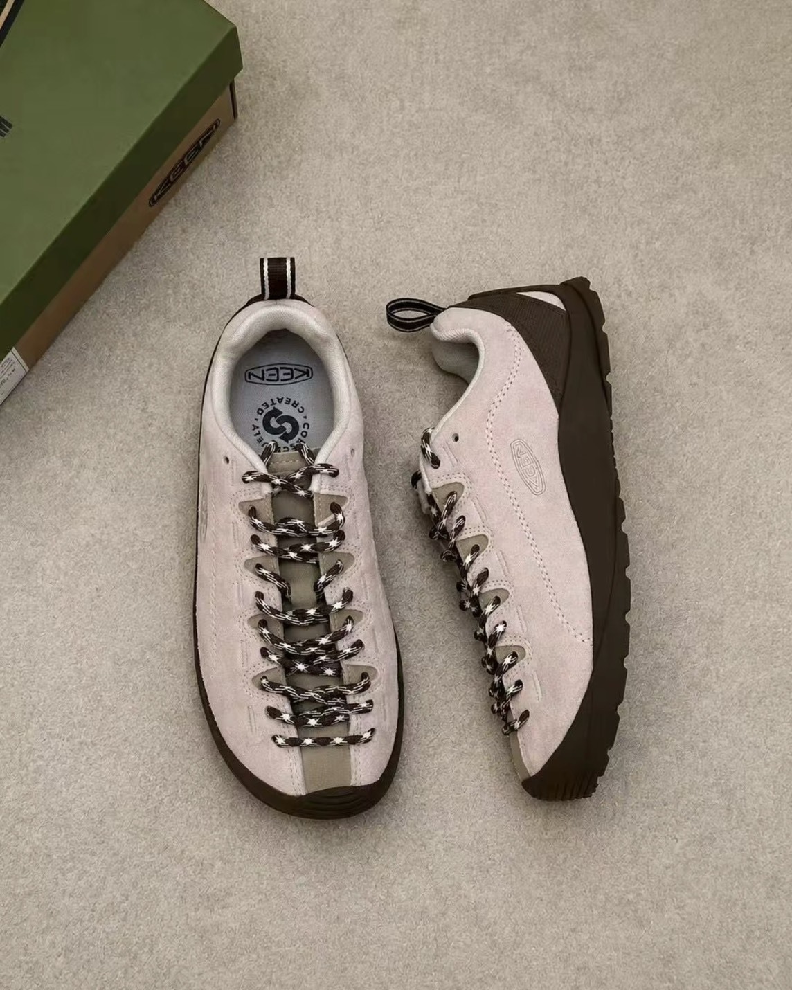【預購】KEEN JASPER 徒步鞋 秋冬款 米色 1032945
