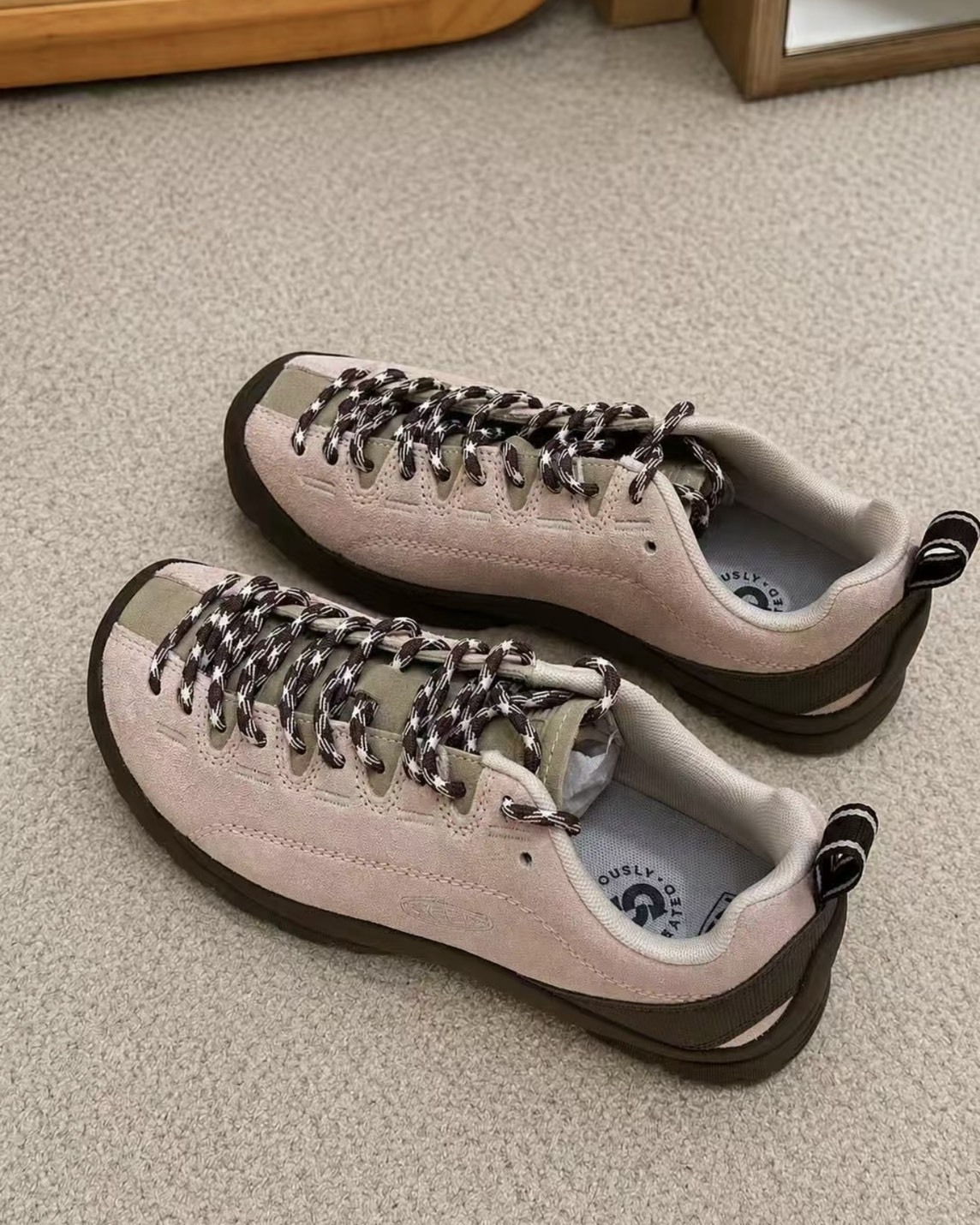 【預購】KEEN JASPER 徒步鞋 秋冬款 米色 1032945