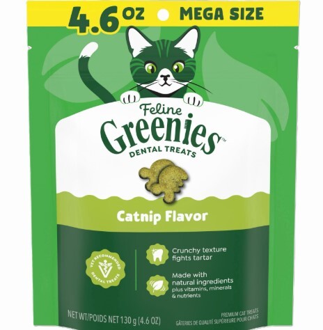 Greenies 貓潔齒餅 - 貓草味 4.6OZ