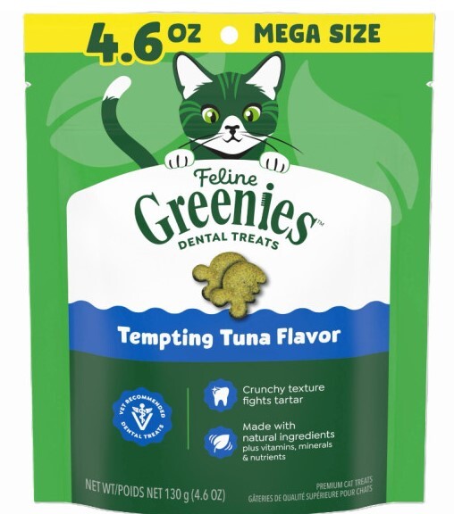Greenies 貓潔齒餅 - 吞拿魚味 4.6OZ