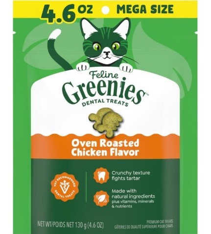 Greenies 貓潔齒餅 - 雞肉味 4.6OZ