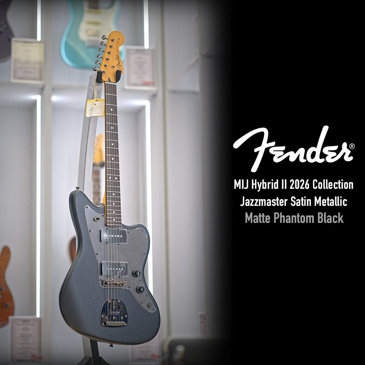 Fender MIJ Hybrid II 2026 Jazzmaster Satin Metallic MPB 電吉他