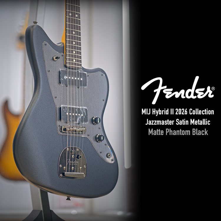 Fender MIJ Hybrid II 2026 Jazzmaster Satin Metallic MPB 電吉他
