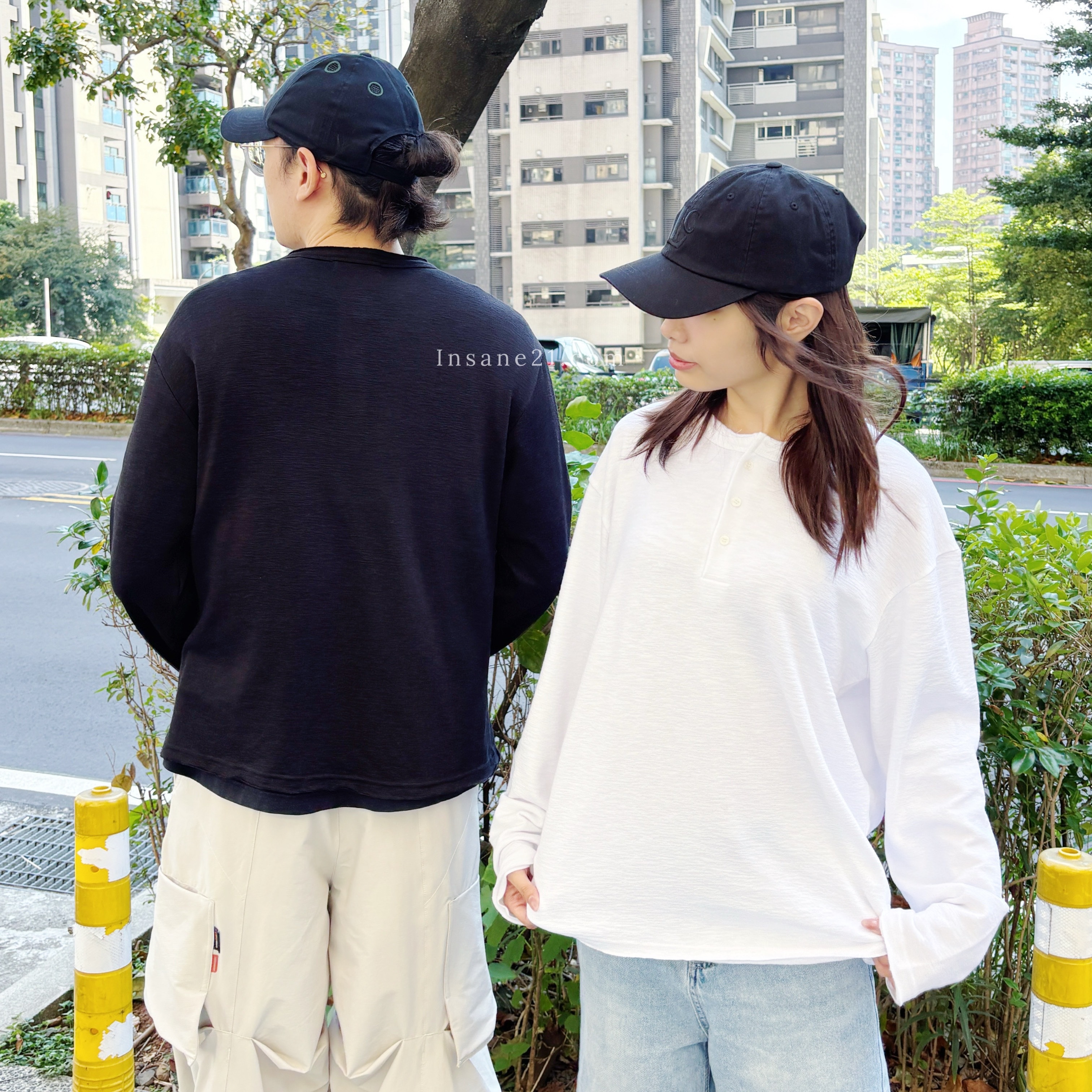 KINCH 亨利領 長袖 不修邊領口 上衣 疊穿 秋冬 韓國服飾