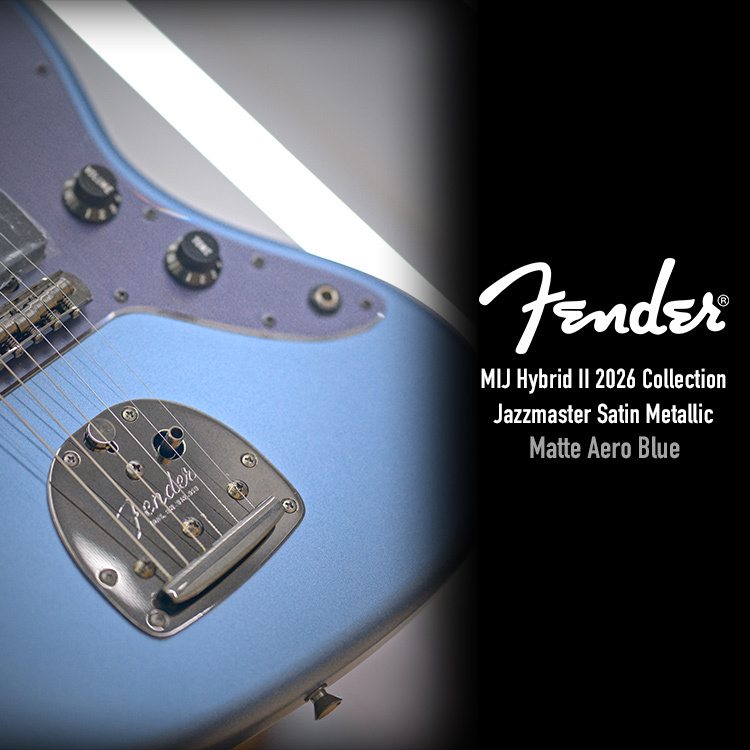 Fender MIJ Hybrid II 2026 Jazzmaster Satin Metallic MAB 電吉他