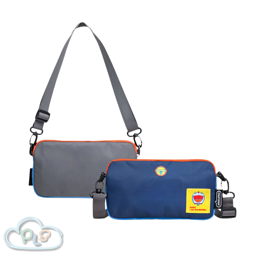 (Hello Daily) Passport Holder │ Passport Handbag Doraemon Murmur Blue And Gray PC002 #30171